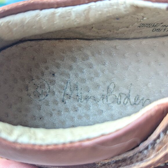 Mini Boden Mary Jane Leather Deer Shoes - Size EU 24/US 7.5 Little Kid - Picture 6 of 9